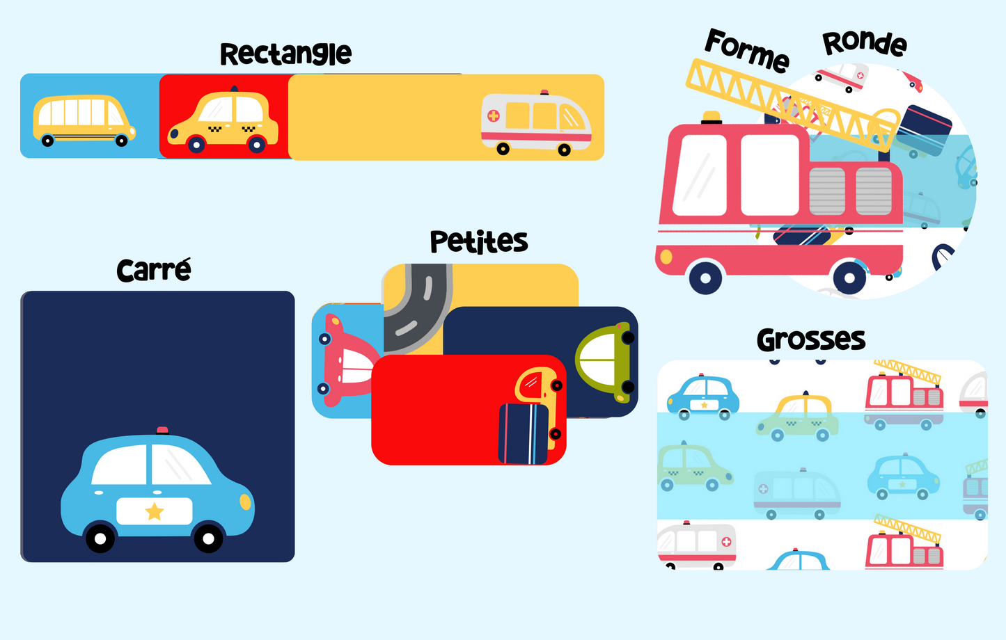 Camions! Ensemble complet!